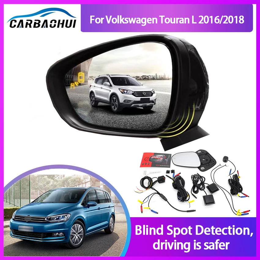 

Car Blind Spot Monitoring for Volkswagen VW Touran L 2016-2022 BSD BSM Radar Detection System Microwave Sensor Assistant Driving