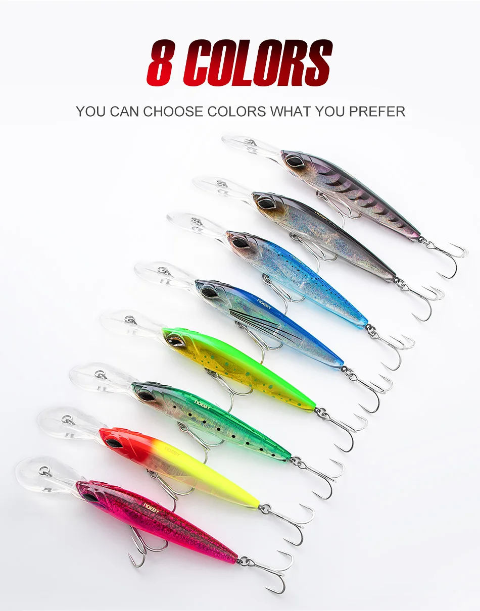 Noeby 180 mm, 90 g Trolling-Minnow-Angelköder, schwimmender Wobbler, Big Game, künstlicher harter Köder für Sea GT Thunfisch-Angelköder – Detail 13