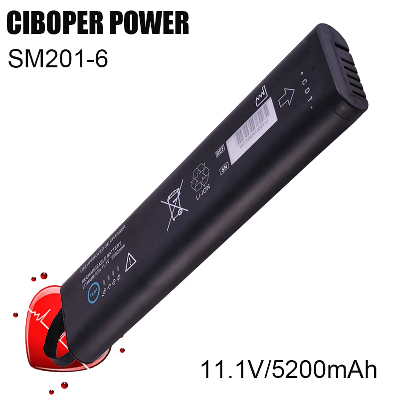 CP Medical Battery 419068-00 2017857-002 SM201-6 11.1V/5200mAh For DASH 3000 DASH 4000 DASH 5000 Vital Signs Monitor 2/3/4K