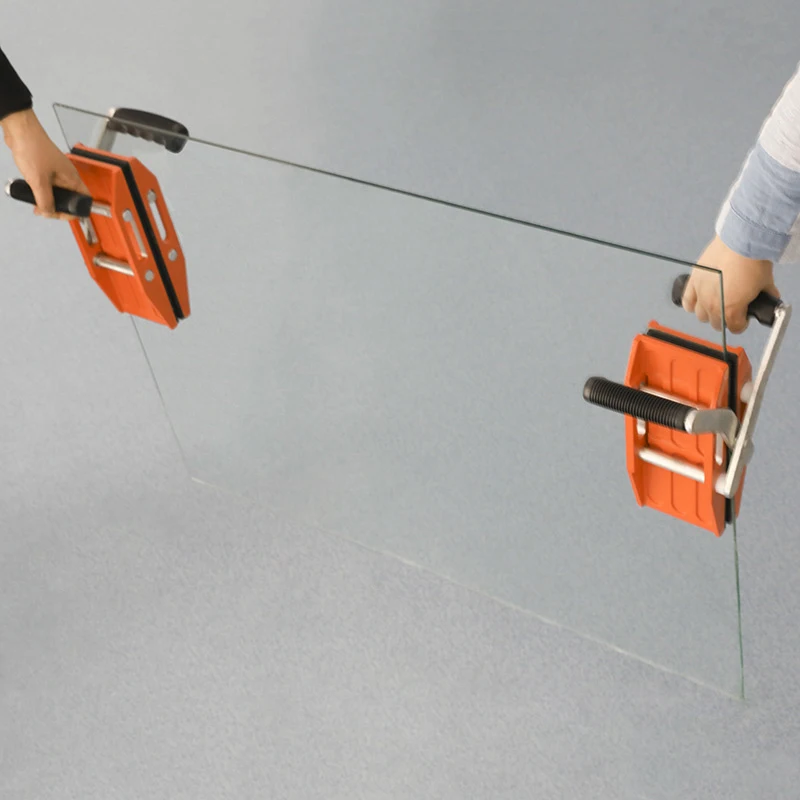 Đá ThủY Tinh Xử Lý Clip Hướng Dẫn Sử Dụng Xử Lý Công Cụ SY32-33 Kính 2 Tay Xử Lý Kẹp Đeo Cao Su Chịu Miếng Lót
