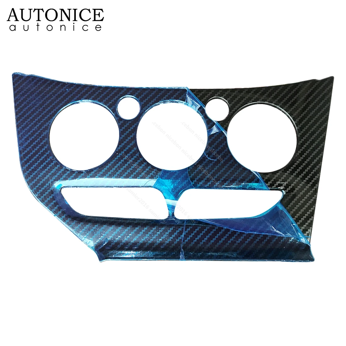 Fit for Ford Focus MK3 2012-2014 LHD Carbon Fiber Color Stainless Steel Air Condition Panel Control Trim LEFT HAND SIDE