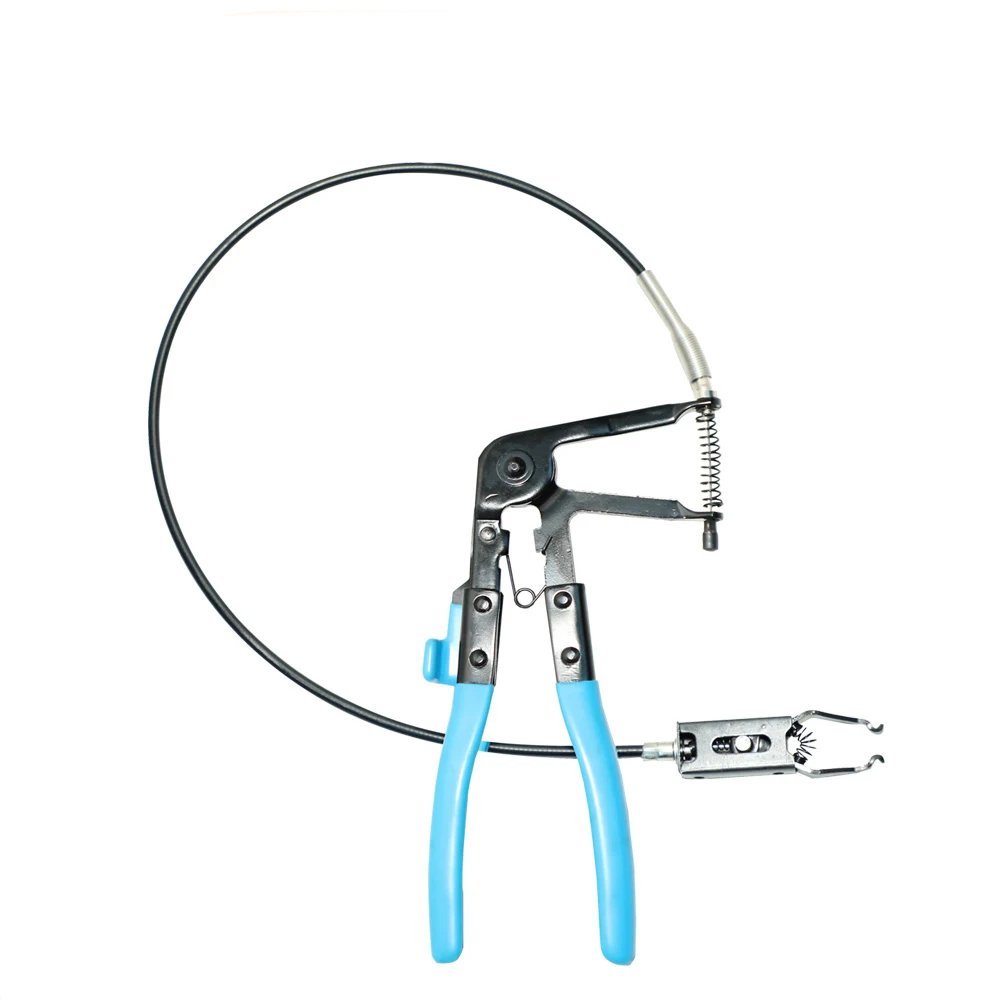 Heavy Duty Flexible Hose Clamp Plier Wire Long Reach Compatible for Car Truck Fuel Oil Water Pipe Repair Tool