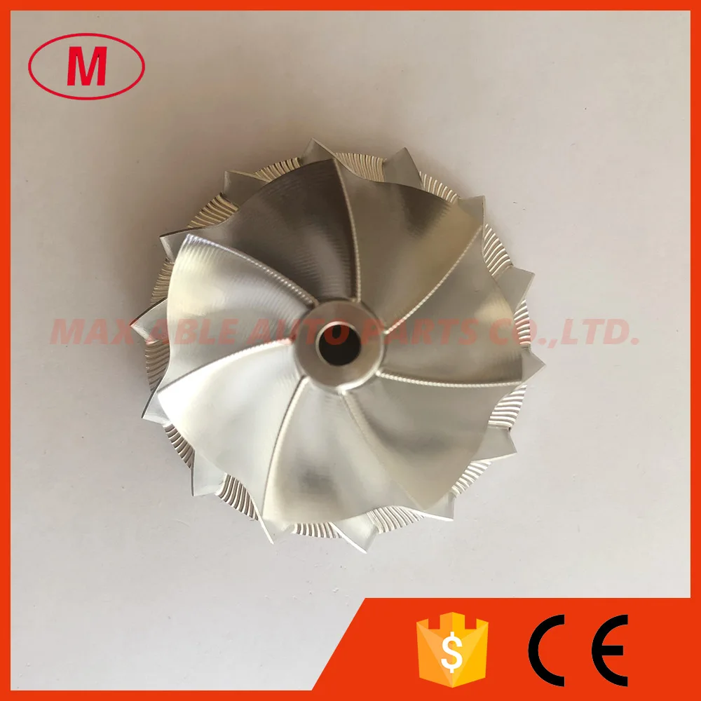 GT15-25 point milling 7+7 blades 46.00/58.00mm Performance Design aluminum 2618/milling /billet turbocharger compressor wheel