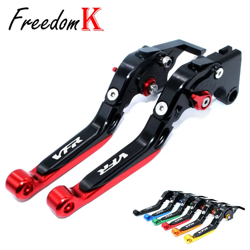 

Fit For HONDA VFR750 1991-1997 VFR800/F 2002-2017 Motorcycle Accessories CNC Folding Extendable Brake Clutch Levers LOGO VFR