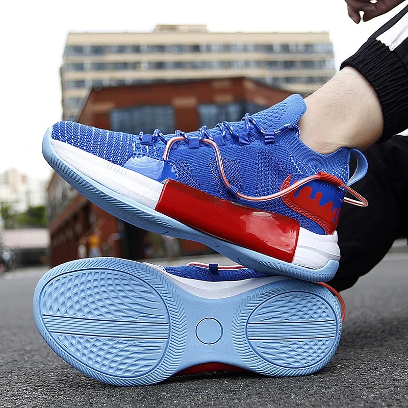 High Quality Basketball Shoes Men Sneakers Light Anti-skid Shock Absorption Basket Shoes Women Multicolor Sports Shoes Trainer