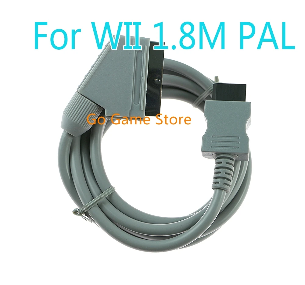 

6pcs For Wii WIIU WII U 1.8M length PAL consoles RGB SCART cable Video HD AV HDTV LEAD Cord in Video games