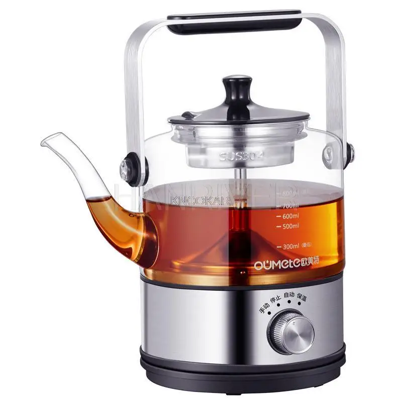 غلاية كهربائية براد شاي إبريق قهوة زجاج البخار إبريق الشاي التلقائي من نوع مجموعة غلاية شاي كهربائية غلاية مياه كهربائية
