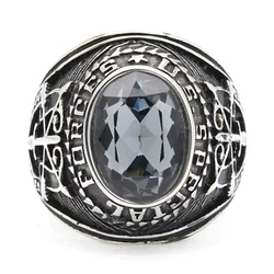 Men`S Stainless Steel United Stated Army Special Force Military Ring