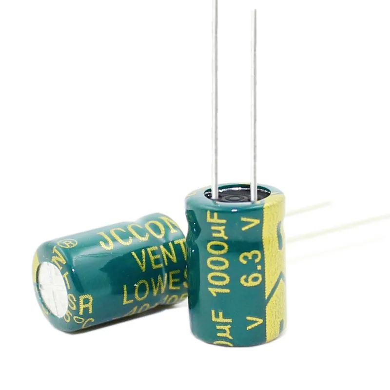 100PCS 1000UF 6.3V 6.3V1000UF Aluminum Electrolytic Capacitor  high-frequency 8X12MM