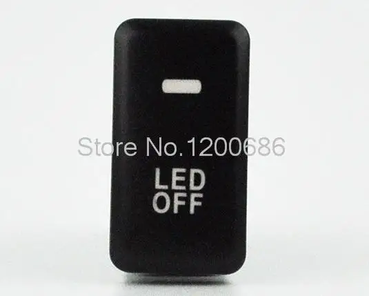 DC12V Panel Mount Black Pilot Lamp 4 Wire Fog Light Switch for Toyota Camry Discount 50 Size 60mm x 42mm x 25mm (L*W*T)