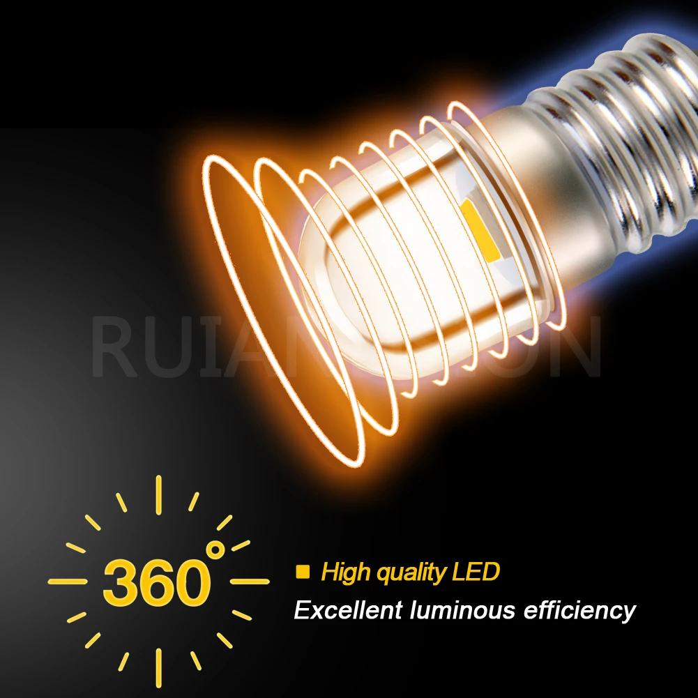 4x E10 3V 4.5V 6V 12V ciepły biały Minature 2835LED MES ulepszony żarówka wymienna lampa do latarki latarka reflektor motorower