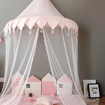 Children's play tent Nordic baby canopy beds princess pink blue playhouse Tipi Enfant children's room decoration children's day gift