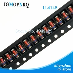 100PCS LL4148 -34 1N4148 IN4148 Diode - general purpose SMD switch Small Signal Diode New