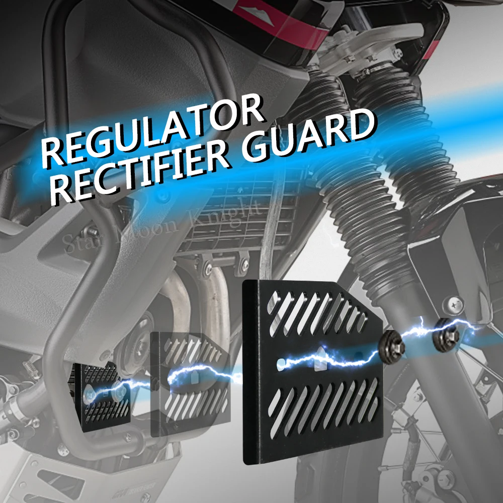 Motorcycle Regulator Rectifier Guard Protector Cover Protecting Mask Board Baffle For Yamaha Tenere XT660Z  XTZ 660 All years