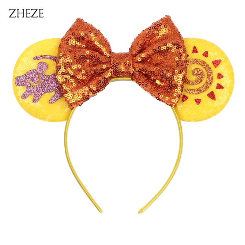 2024 Disney Mouse Ears Headband For Boys Lion King Glitter 5\