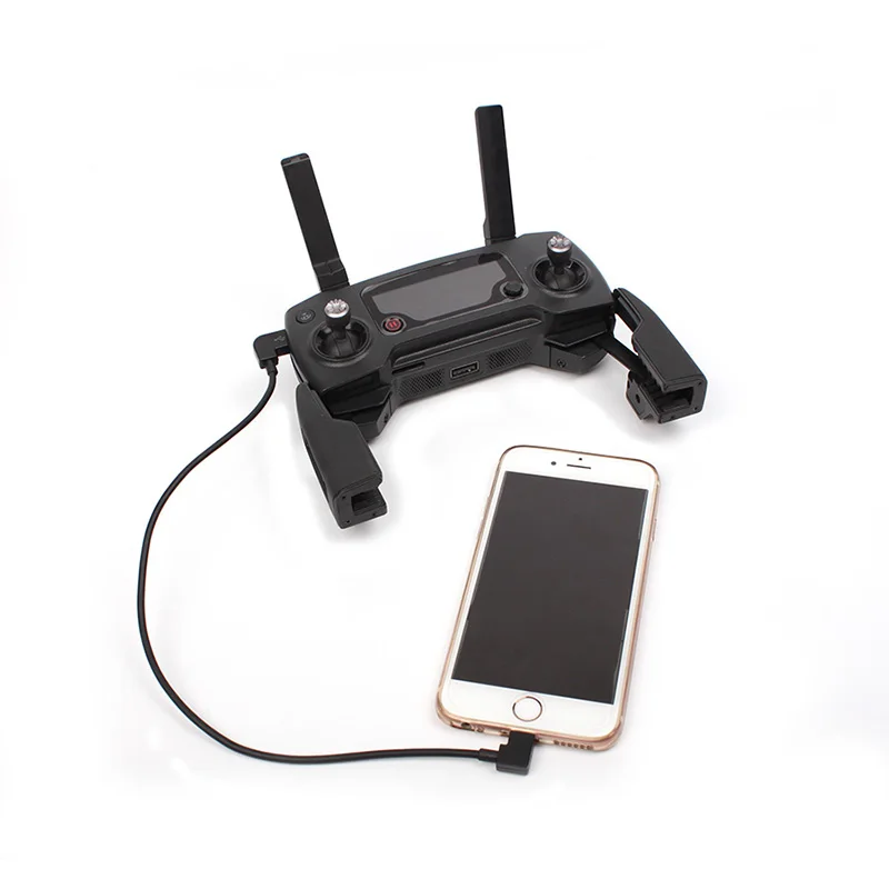 Drone Data Cable For DJI Spark/MAVIC Pro/Mavic 2 Control Micro USB to Lighting/type C/Micro USB line for smartphone For xiaomi