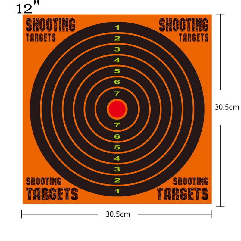 Shooting Target Paper Adhesive 15PCS 6