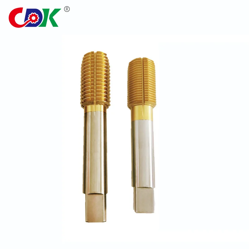 Long 10-24 UNC Roll Form Tap High Speed Steel Screw Tap Drill Bit Ti Coated Metric Thread Tap 10pcs/set 72.7mm