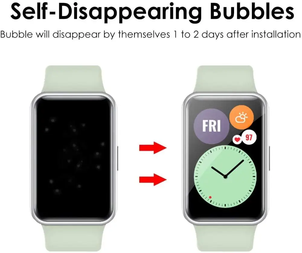 لهواوي ووتش صالح/الشرف ES هيدروجيل واضح واقية فيلم ووتش شاشة حامي الحرس الذكية سوار حماية فيلم 2 قطعة