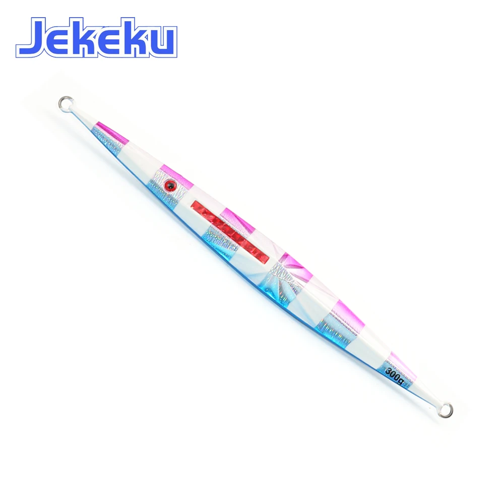 JEKEKU señuelo hundimiento metálico luminoso para pesca salada - imagen 3