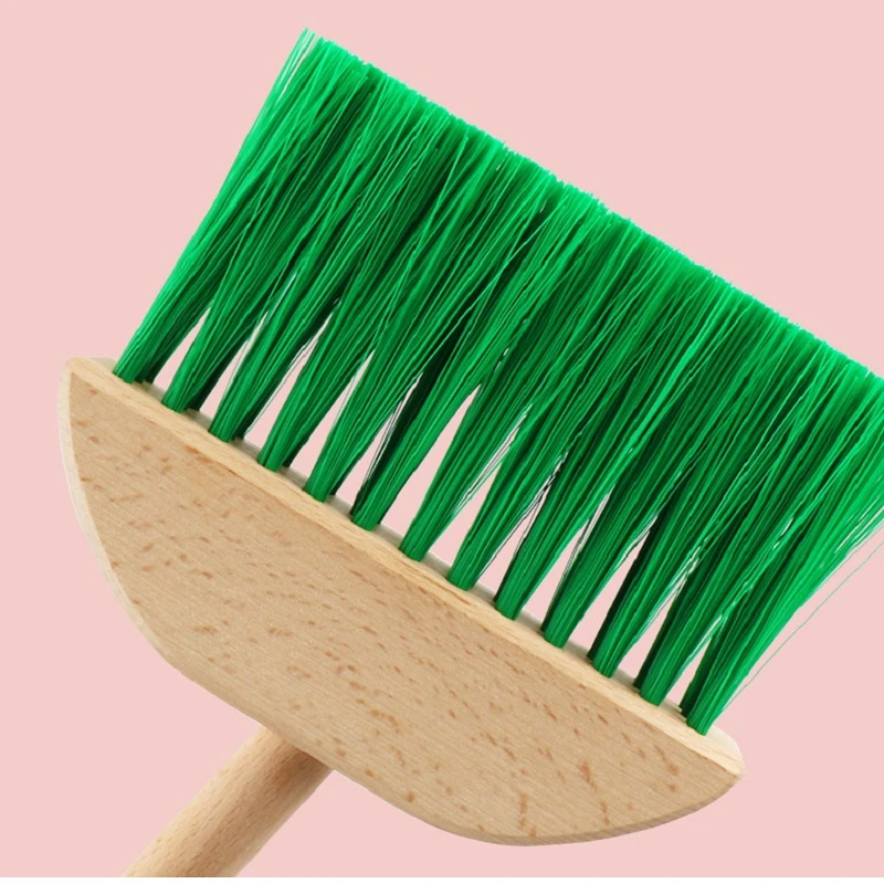 Wooden Housework Clearning Tool Toys Pretend Play Cleaning Broom Mop Brush Set Educational Toys For Children Gift