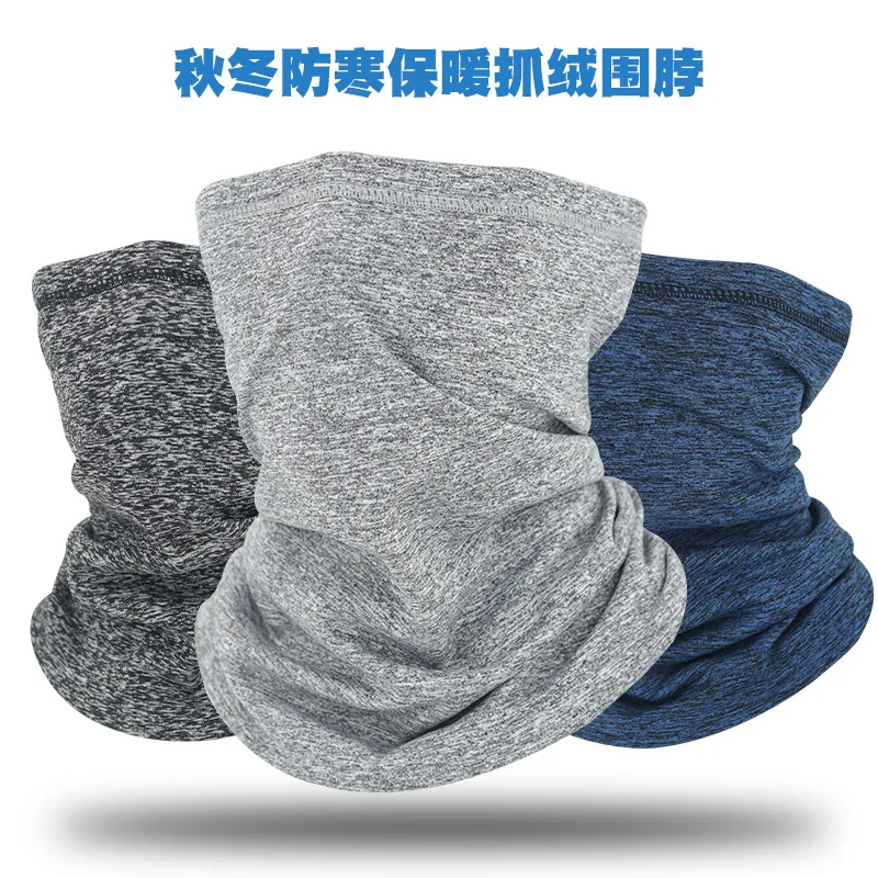 Winter Windproof Scarves Fleece Tube Bandana Scarf Mask Soft Half Face Cover SKi Snowboard Neck Warmer Gaiter Fashion Women Men