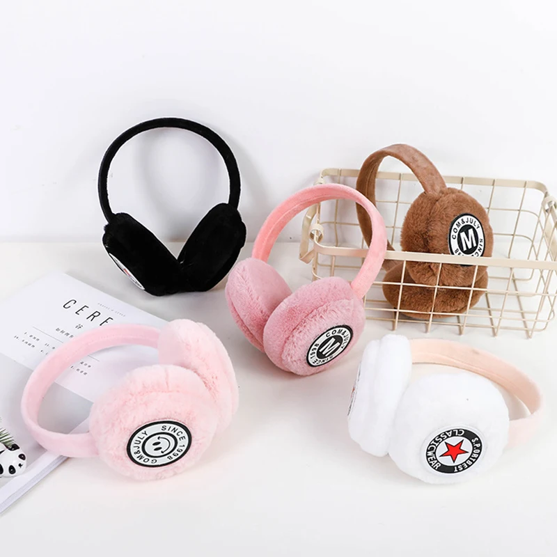 New Arrival Winter Fashion Solid Color Earmuffs Warm Earmuffs Ladies Cute Plush Ear Bags for Girls