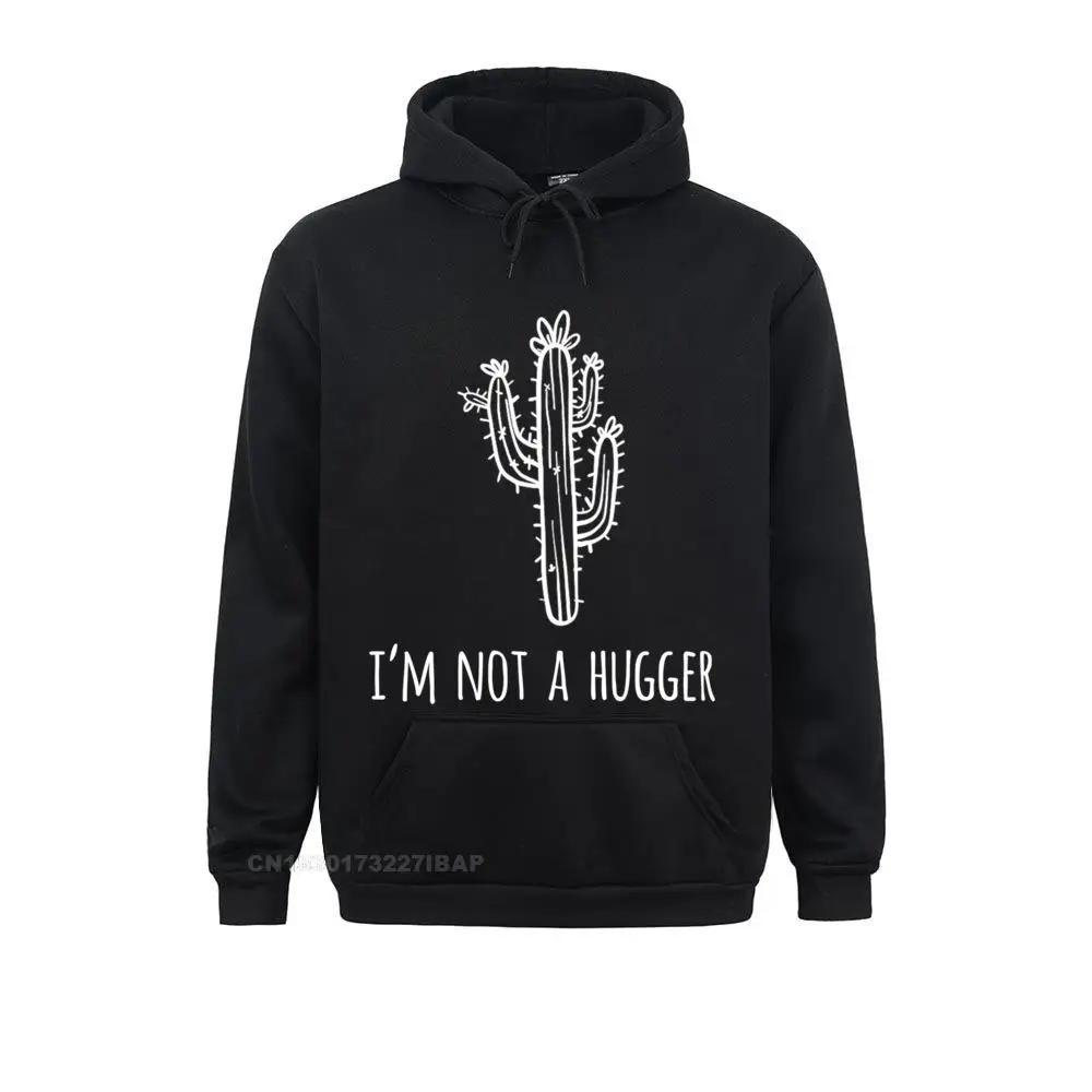 

I'm Not A Hugger Funny Cactus Anti-Hugging Pullover Hoodie Customized Sweatshirts Hoodies for Men Brand Beach Sweatshirts