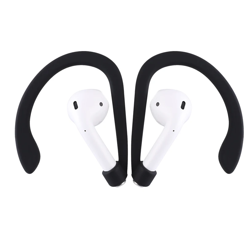 1 pares de moda fones ouvido titular para apple airpods fone ouvido anti perdido gancho da orelha cinta para vagens ar silicone gancho