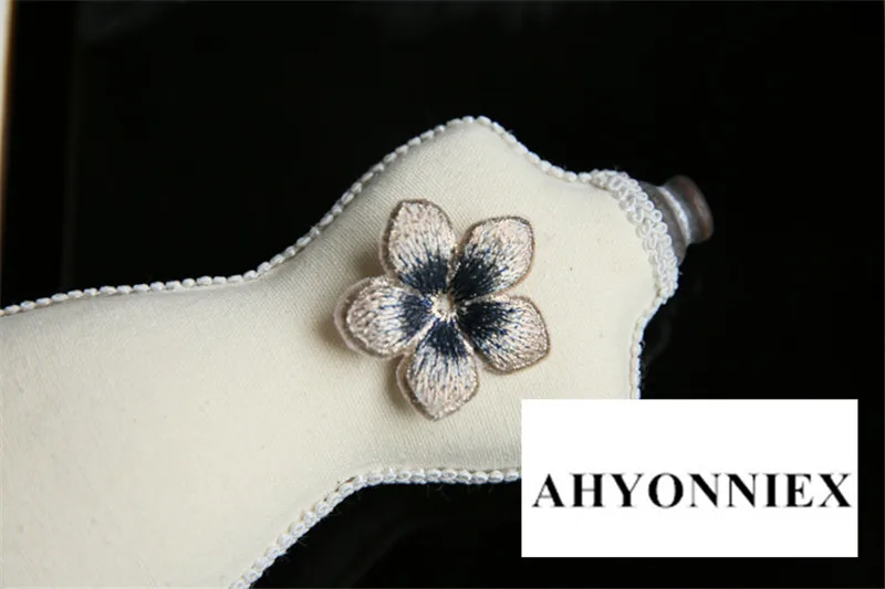 AHYONNIEX 10 stücke Günstige Kleine Blume Patch für Kleidung Nähen auf Applique Kleid Haar Zubehör Schuhe Taschen DIY Dekoration Patches – Detail 16
