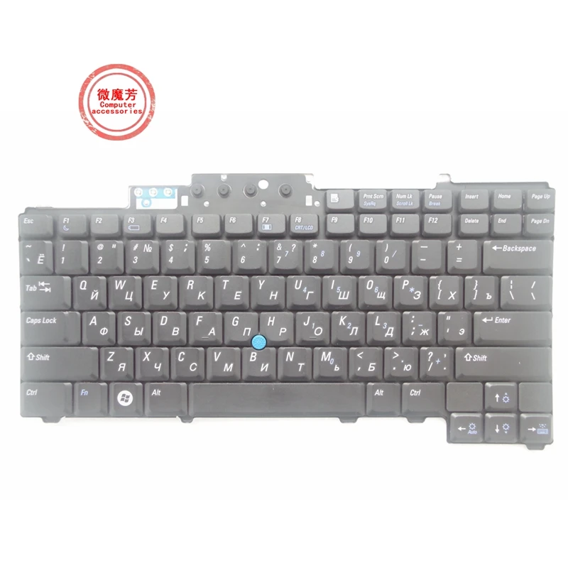 RU Black New For DELL D620 D630 D631 D820 M65 D830 PP18L Without pointing Laptop Keyboard Russian