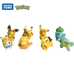 8pcs Pokemon Pikachu Figures Model Collection 2-4CM Pokemon Anime Figure bambole giocattolo Kawaii Girl Boy regali di compleanno