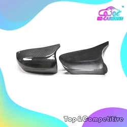 Add On Type Dry Carbon Side Rear View Mirror Cover 18-22 For BMW F90 M5 F91 F92 M8 Left Hand Drive Replace Type ABS+Carbon Fiber