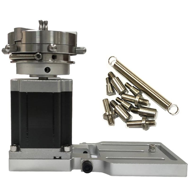 

HT-69 Mini Self-locking Rotary Clamp Laser Marking Machine Welding Machine Rotating Shaft Ring Bracelet Rotating Marking Chuck