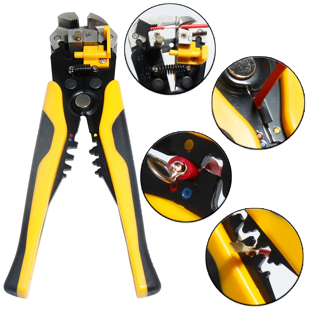 FS-D3 Đa Chức Năng Phụ Uốn Fitter Công Cụ Điều Chỉnh Cắt Dây Nhà Ga Kìm Dao Gọt Vỏ Dây Kẹp Dây Kìm Bóc Dán