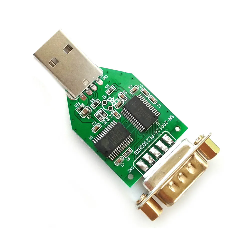 USB RS232 serial port to USB transfer module small board PCBA DB9 pin industrial PC interface conversion