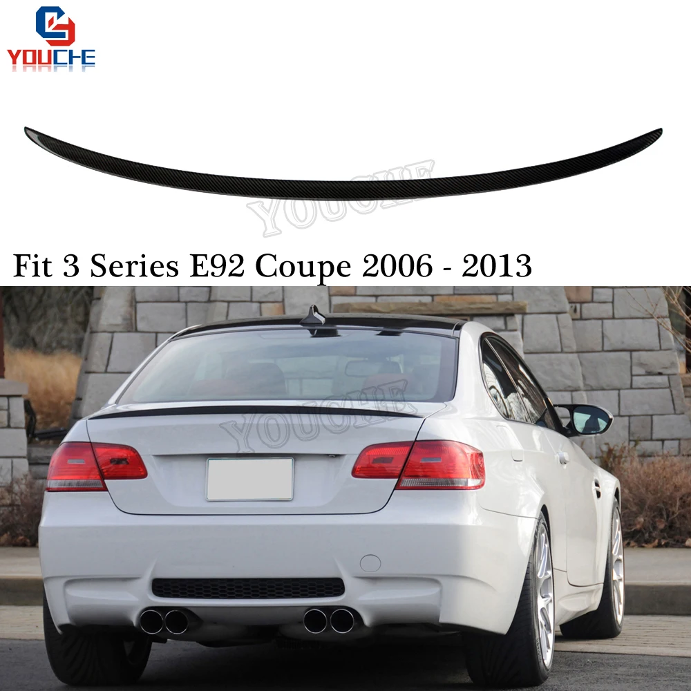 

E92 Coupe Carbon Fiber Rear Trunk Spoiler for BMW 3 Series E92 / E92 M3 2006 - 2013 2-door 316i 318i 320i 325i 328i 335i