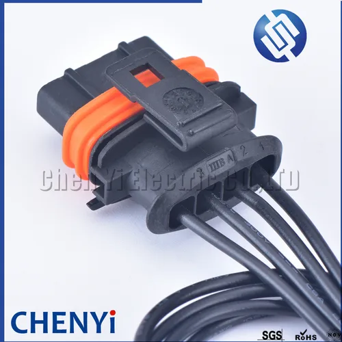 Imagen 2 del producto Conector automotriz sellado automático JPT hembra de 4 pines para enchufe Ora del sensor MAP 368162 -1 Con protector de cable 18AWG de 15 cm