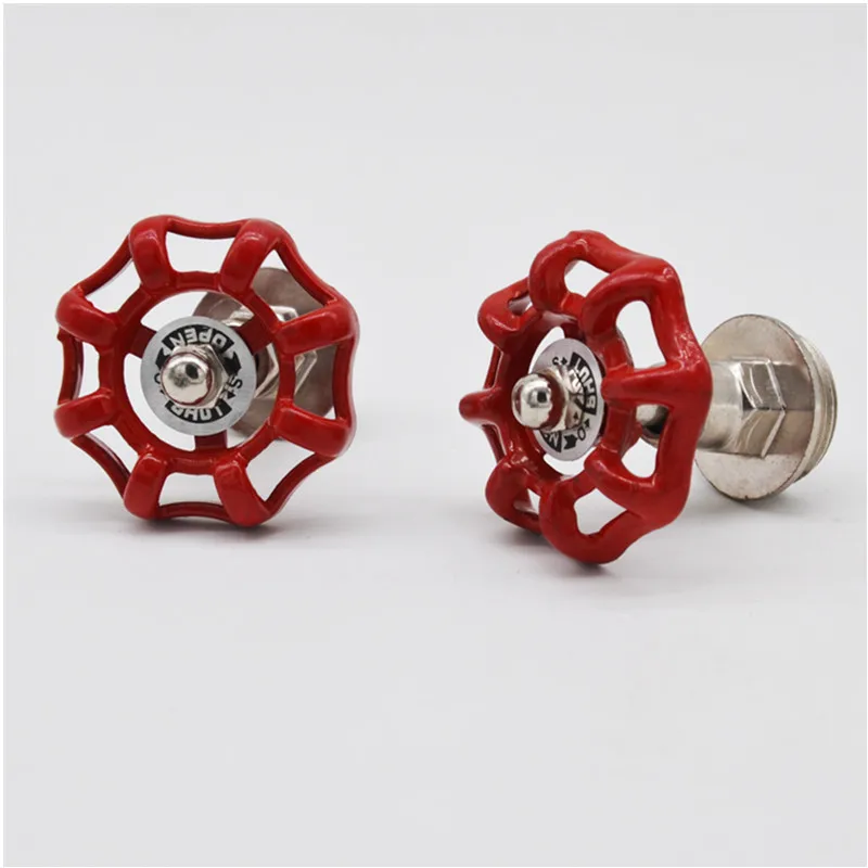 2 PCS Retro Cast Iron Flange Valve Wall Hook DIY Industrial Style Clothes Bag Hanger Hook Loft Industrial Style Cast Iron Flange - Image 5