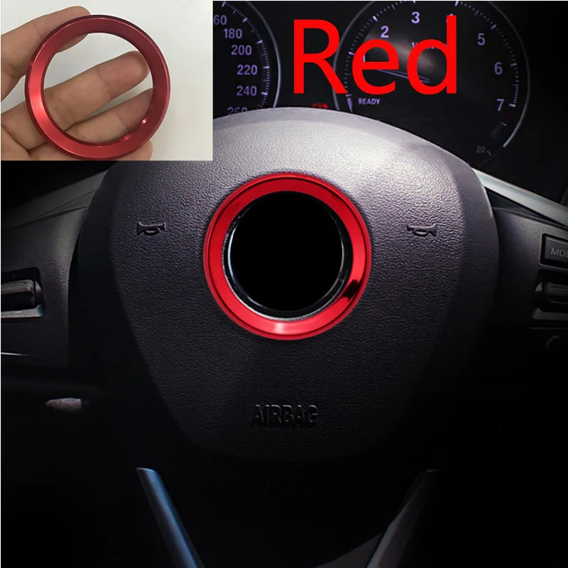 3D M Power For Bmw X1 E84 X3 F25 X5 F15 F20 F30 F10 F11 G01 X4 G02 F26 X2 Z4 X6 E53 X7 Car Steering Wheel Circle Ring Sticker