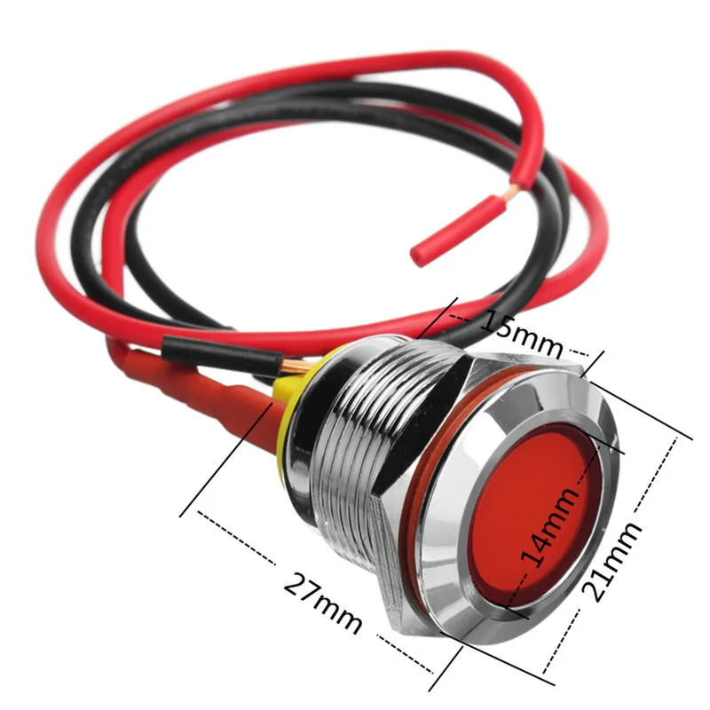 1pcs Waterproof Underwater LED Boat Light DC 6V 19mm IP67 Swimming Pool Pond Fountain Light Fishing Light