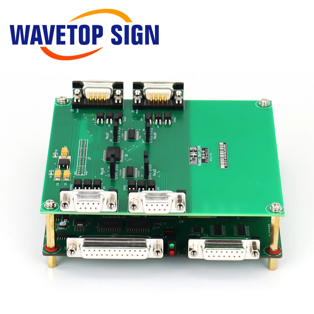 WaveTopSign JCZ QCW Laser Controller DLC2-M4-3D+Software EZCAD V3.0 IPG SPI 100W with RS232 Port Support Fiber YAG CO2 Laser