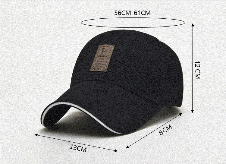 Men\'s Adjustable Baseball Cap Casual Leisure Hats Fashion Boy Snapback Caps dad hat snapback gorras para hombre womens summer
