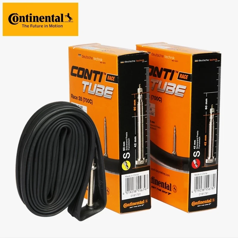 Continental Conti Tube Presta Valve 42mm/60mm Bicycle Inner Tube Grand Race 28 Road Bike 700c x 20-25 Bicycle Tube