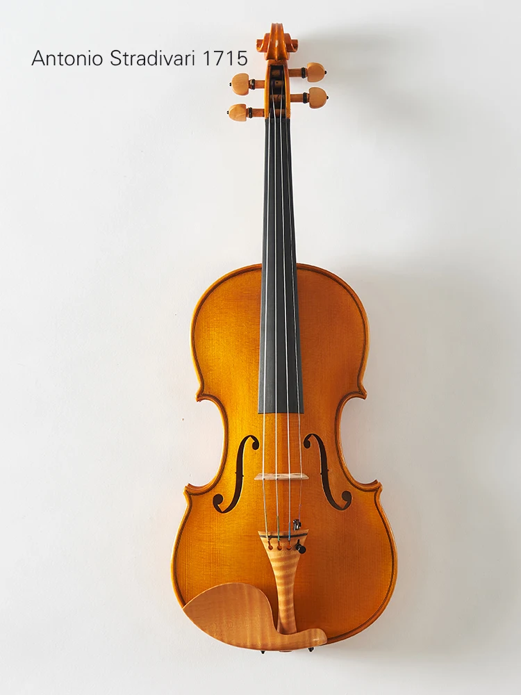 Taishi Free shipping Stradivarius 1715 copy, 100% handmade  violin + bow case for students