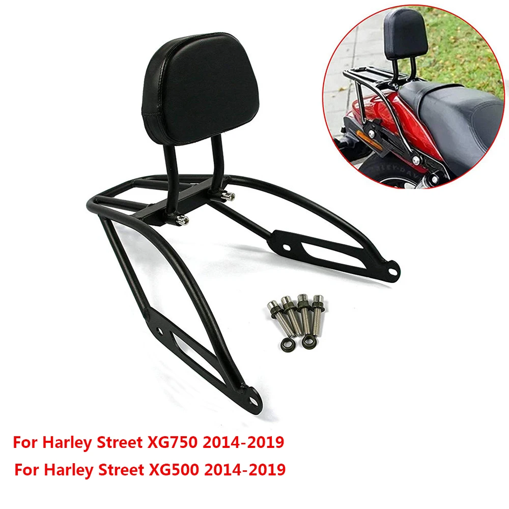 Compatible With Harley Street XG500 XG 500  XG750 XG 750 2014-2021 Motorcycle Sissy Bar Rear Passenger Detachable Luggage Rack