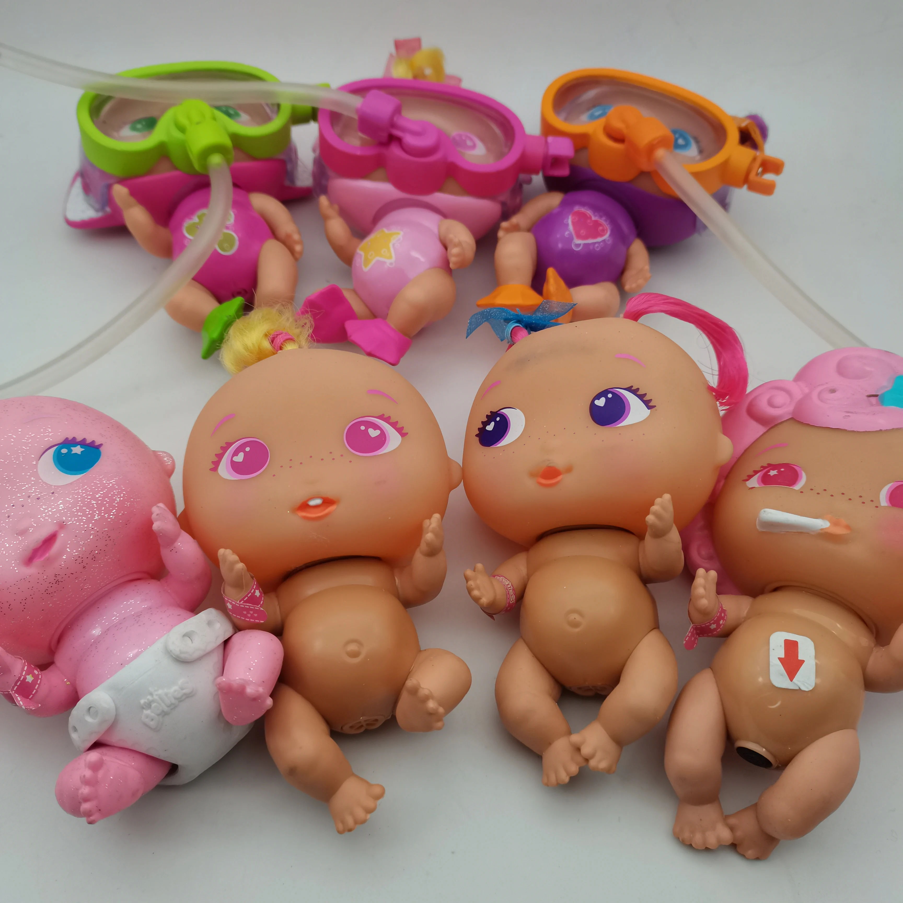 Mini Pinky Mini Boo Mini Muak Yummy Bubblefart Achoo Baby The Belly Doll Action Figure Model Original 4\