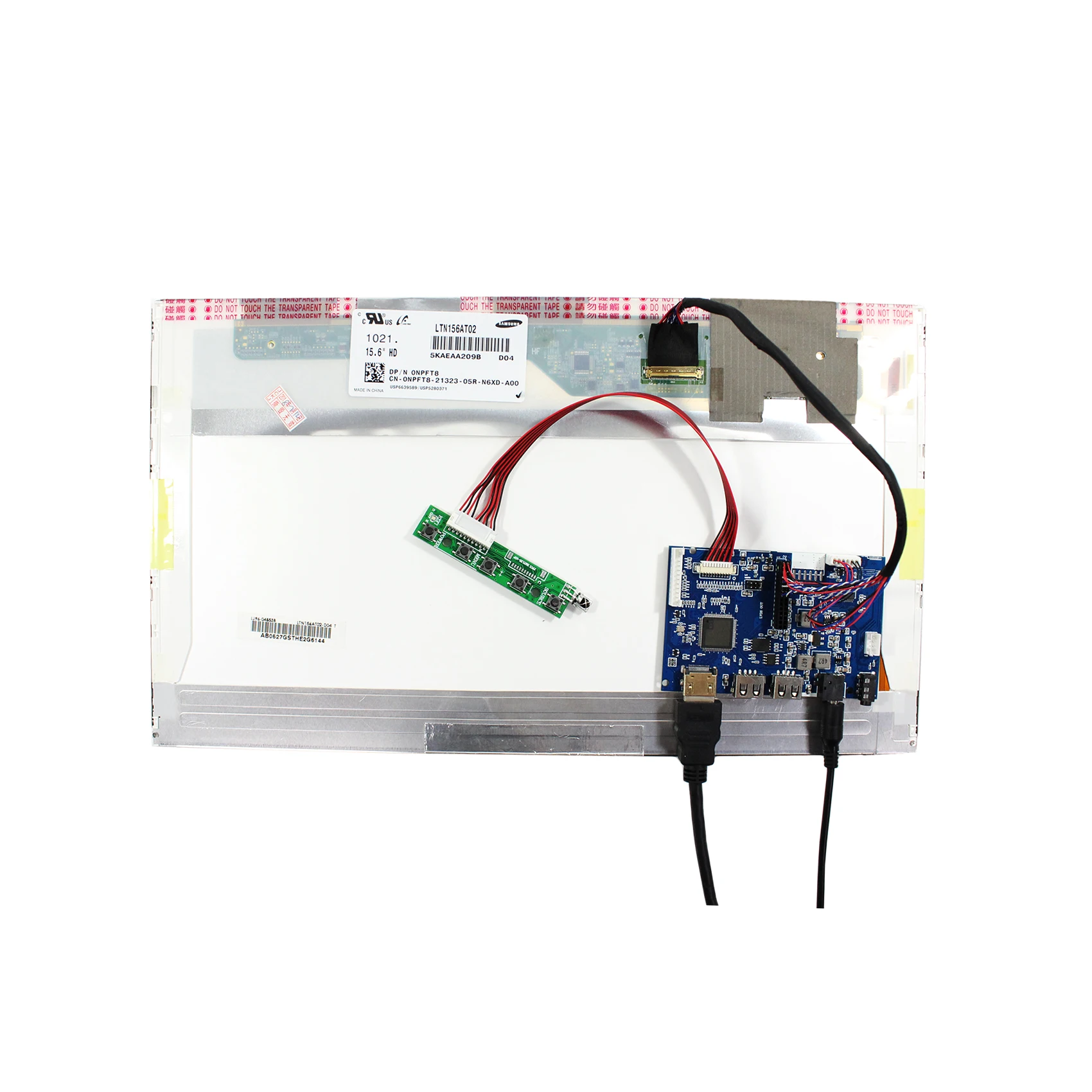 Layar LCD 15.6 Inci 1366X768 dengan Papan Pengontrol LCD Android MI USB HD