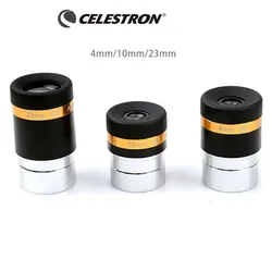 Celestron-ocular asférico de alta definición, 62 grados, 4/10/23mm, totalmente recubierto para telescopio astronómico de 1,25 pulgadas