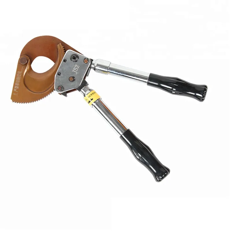 Manual Cable Cutting Tool Ratcheting Ratchet Cable Cutter J52 Cutting Rang Max 50mm Armored CU/AL Cable